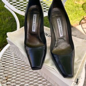 Manolo Blahnik Classic Black Heels